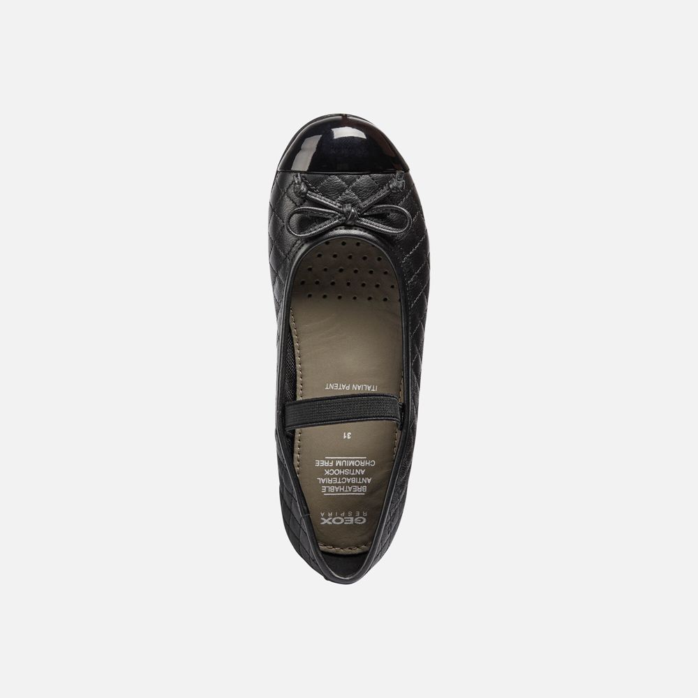 Geox Kiz Çocuk Ballerina Siyah - Plié - BLJ-078235